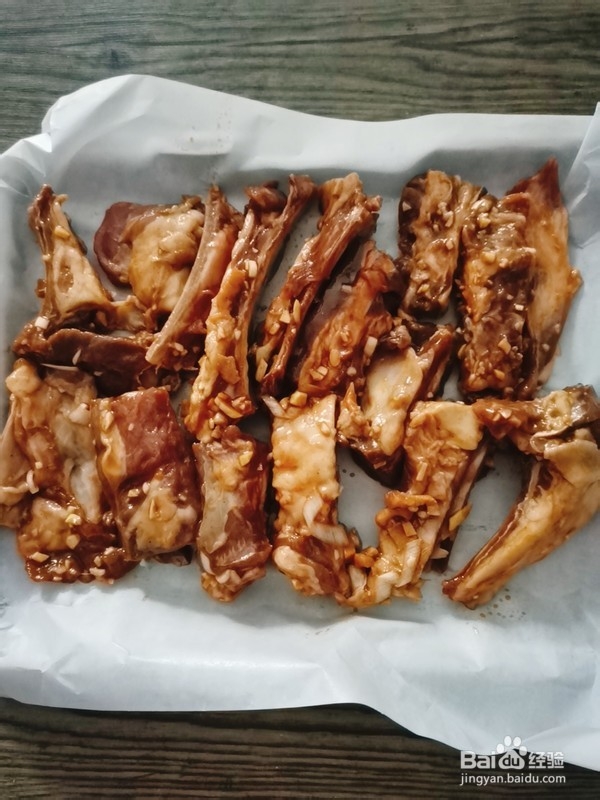 蒜香烤羊排的做法