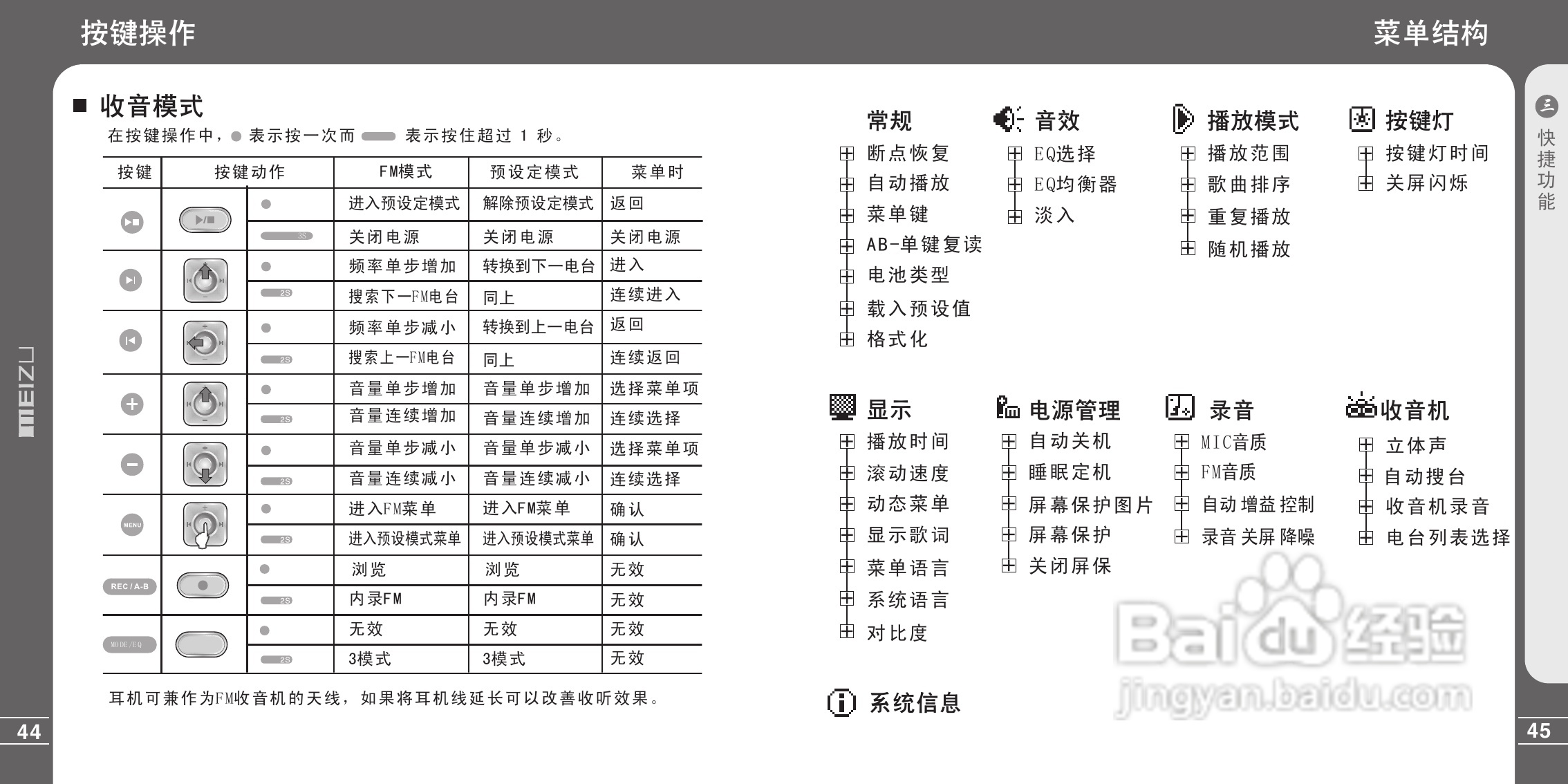 魅族X3型MP3播放器说明书:[3]