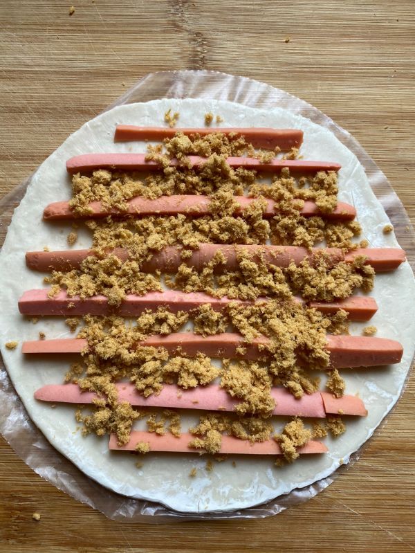 香酥火腿肉松卷