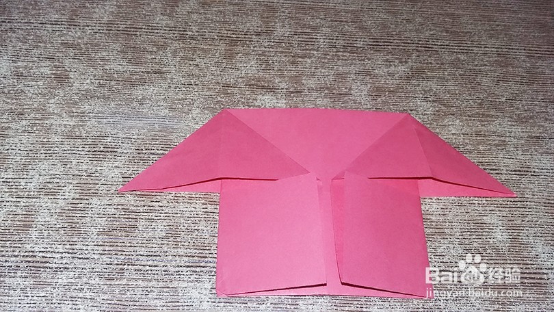 用彩纸折叠一所房子