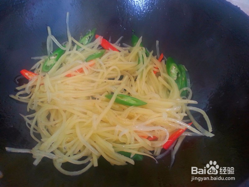 #美食#家常菜酸辣土豆丝的做法