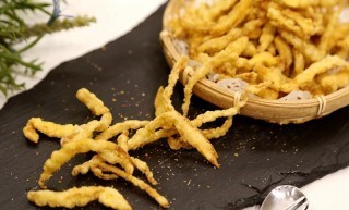 椒盐杏鲍菇制作的步骤