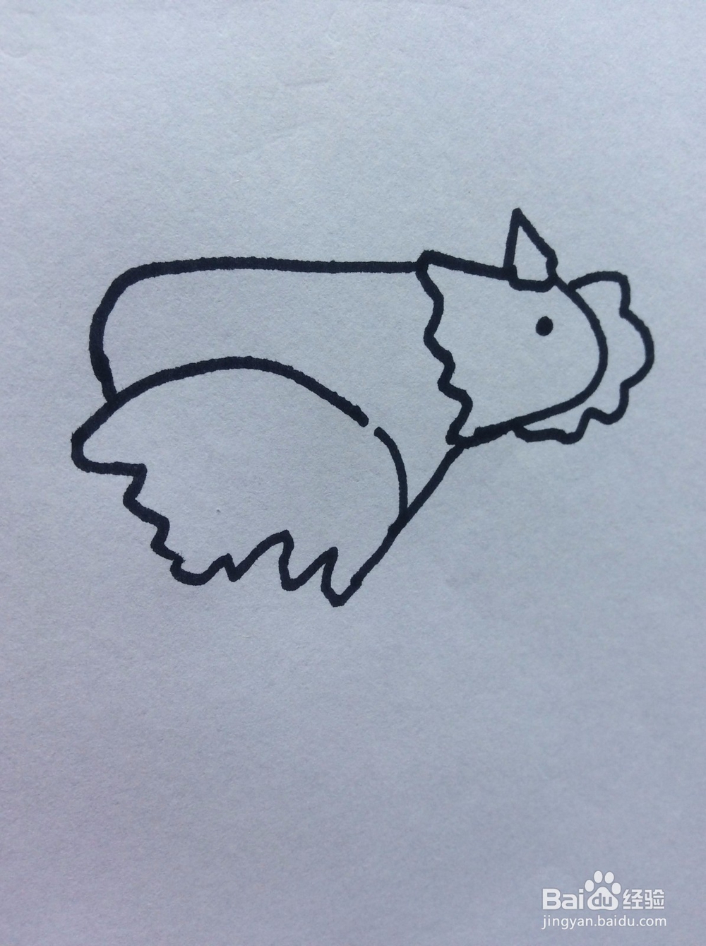 大公鸡的简笔画怎么画怎么画大公鸡
