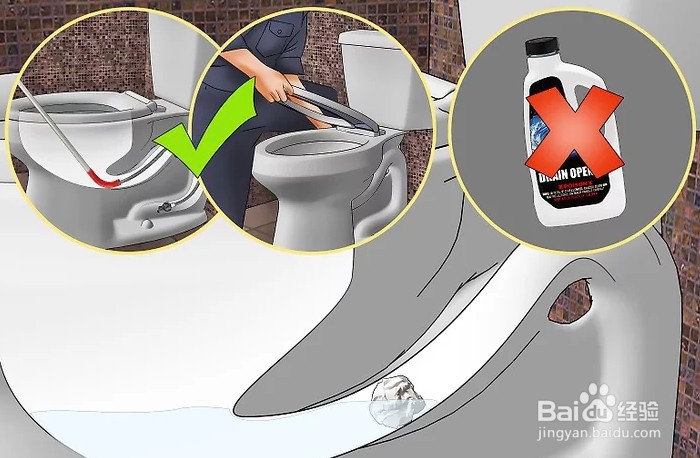 疏通马桶的两种简单方法