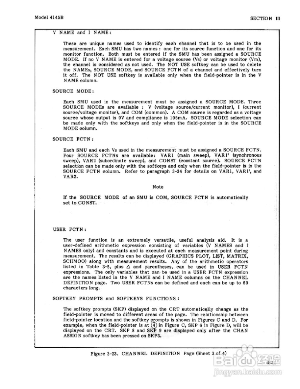 HP 4145B仪器用户使用手册:[8]
