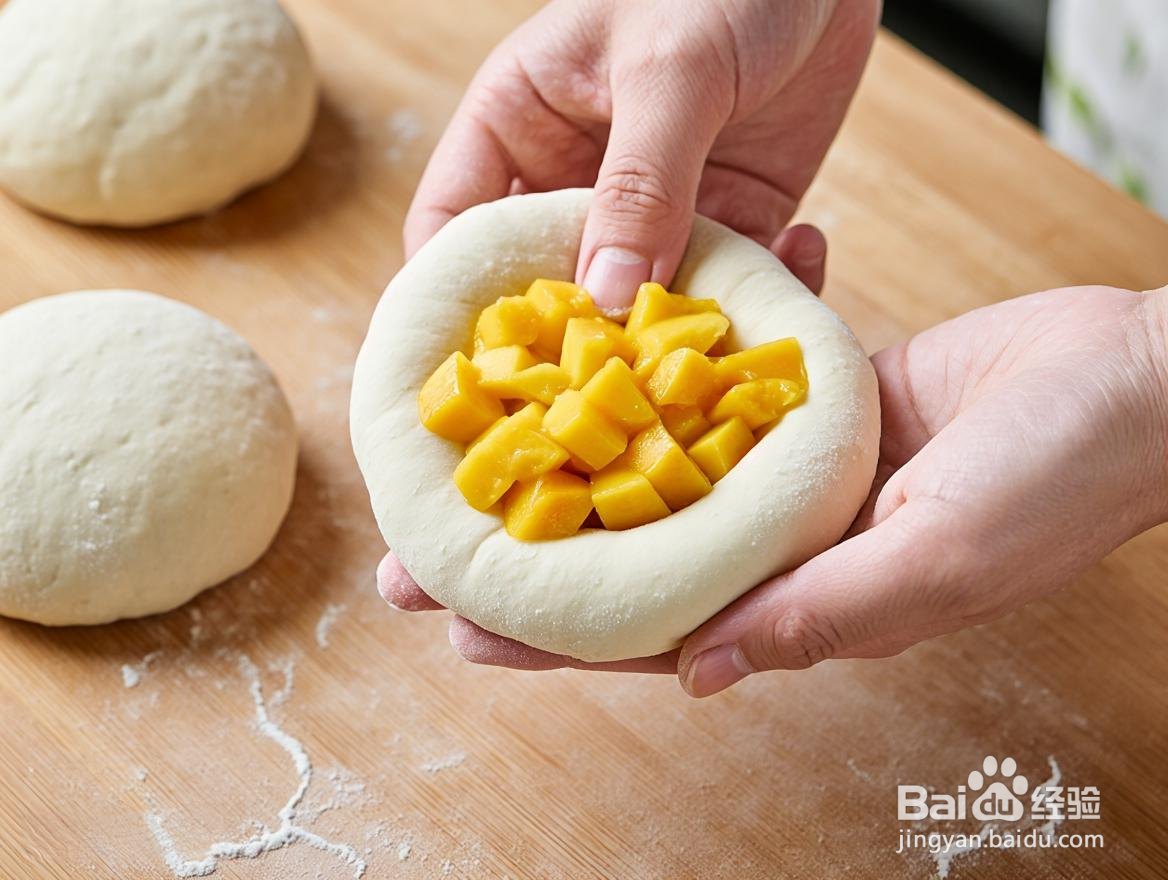 椰香芒果糯米糍