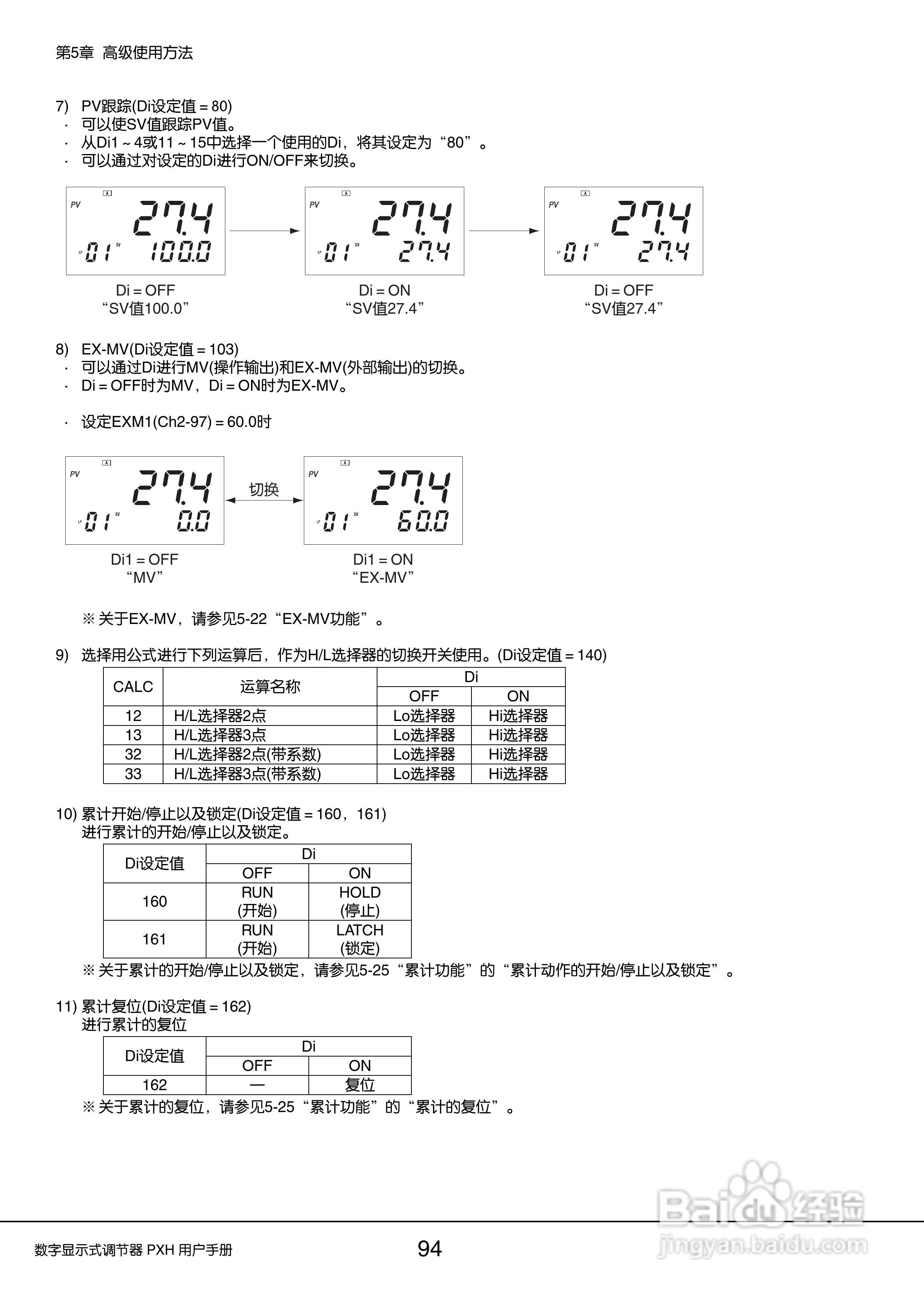 富士PXH加热/制冷控制型数字显示式调节器操作手册:[10]