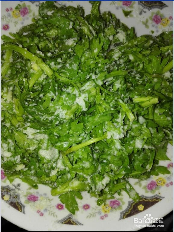 怎样做蒸茼蒿？