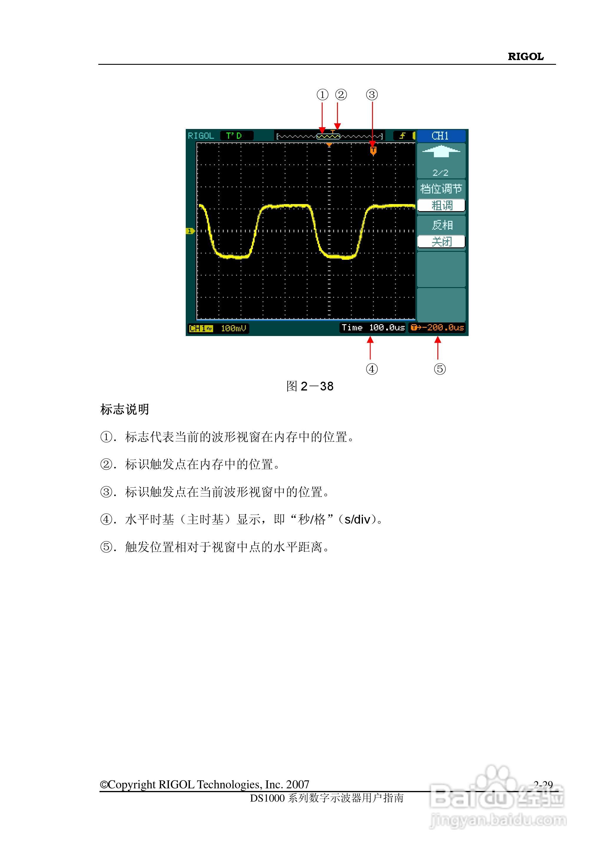 RIGOL数字示波器 DS1000 用户手册:[6]