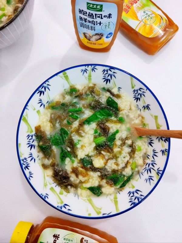 紫菜菠菜疙瘩汤