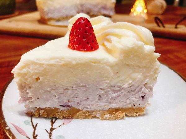 圣诞蓝莓冻芝士蛋糕