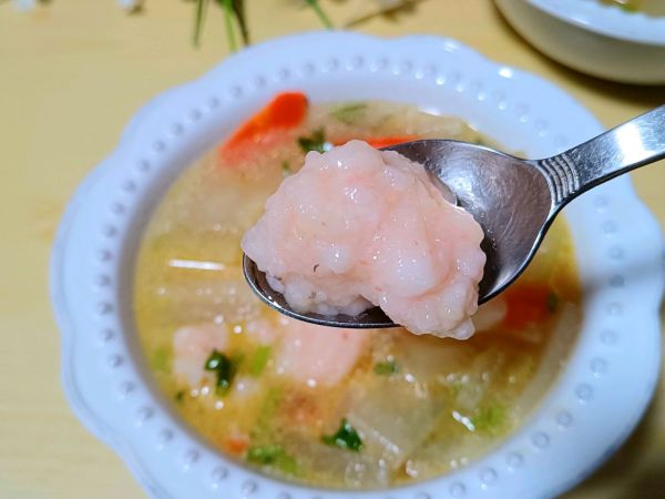 冬瓜虾滑丸子汤