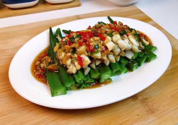 到了秋葵和蛏子究竟有多好吃