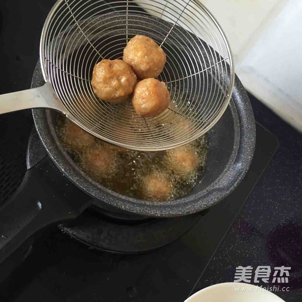 白菜粉丝焯肉丸
