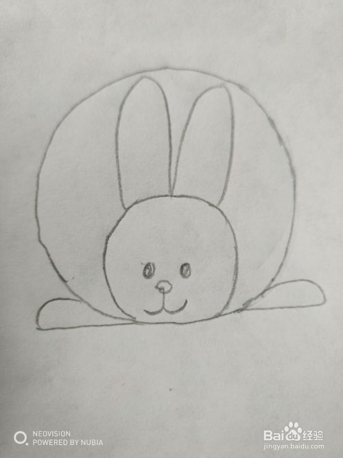 怎么画萌萌的小兔子