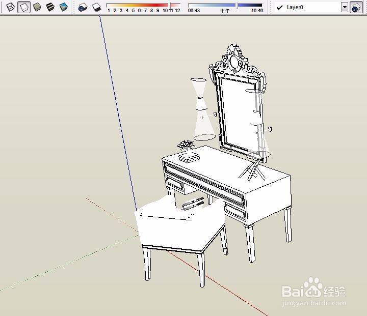 SketchUp如何使用显示方式