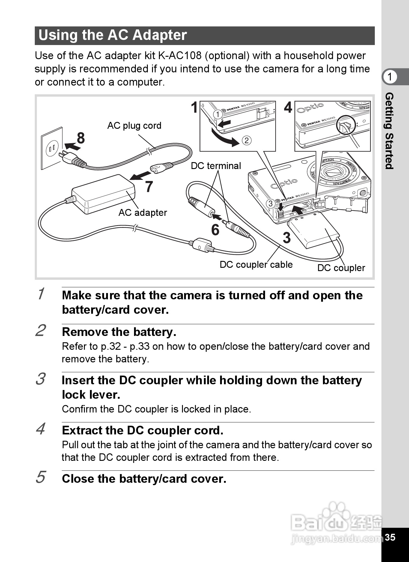 宾得Optio RS1000数码相机使用说明书:[4]