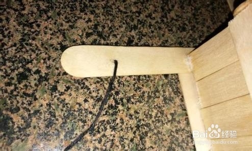 手工制作--雪糕棍吊饰花圃