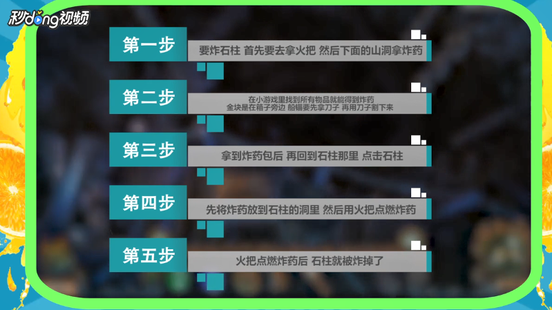 密室逃脱绝境系列4迷失森林山洞的石柱怎么炸