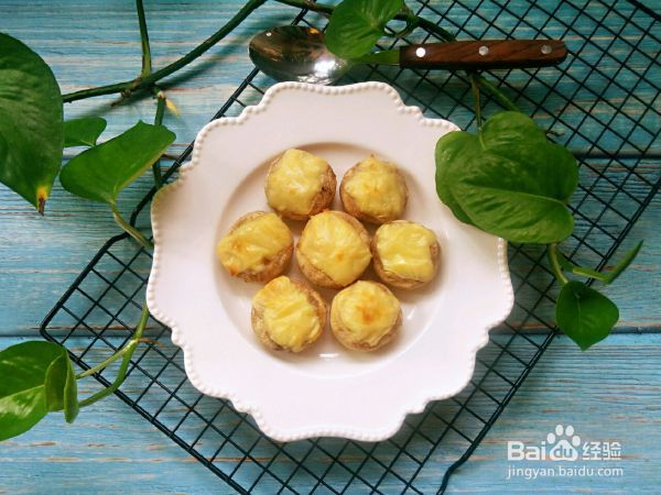 蒜蓉芝士焗口蘑