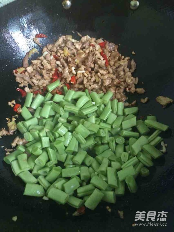 肉末干煸四季豆