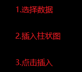如何将excel表格中数据变为柱形