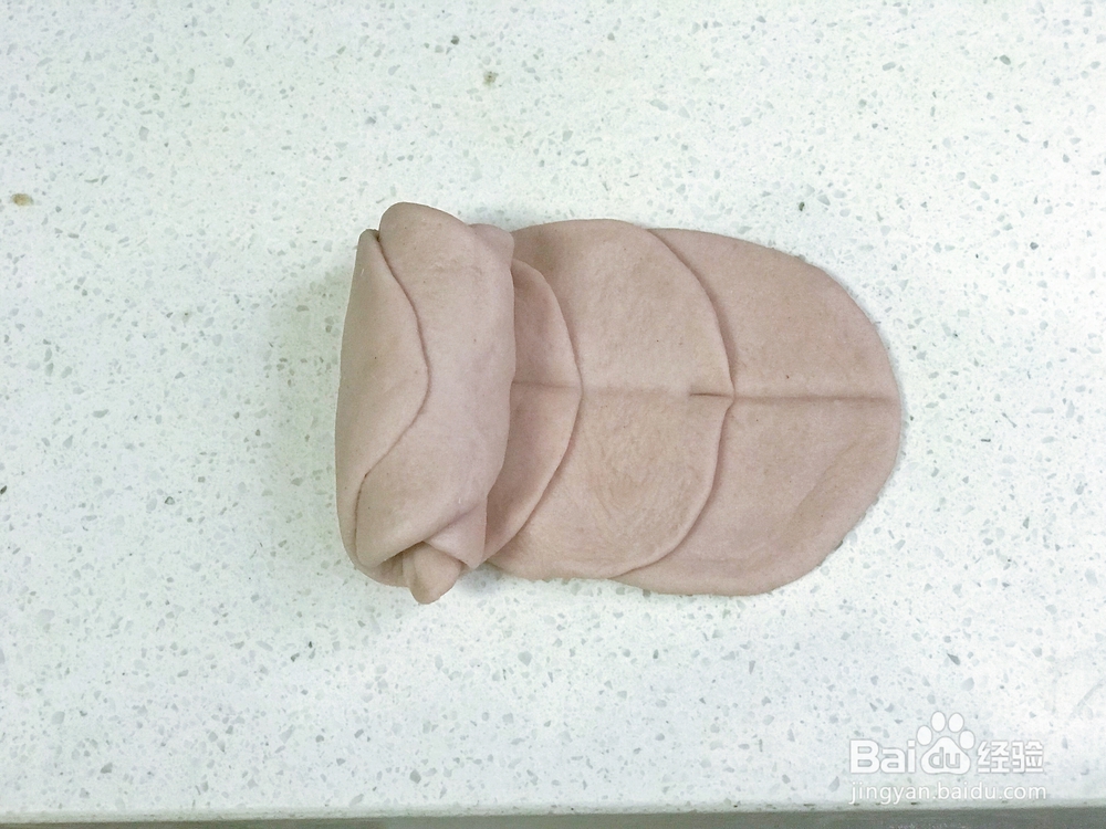 一个人做紫薯米糊玫瑰馒头