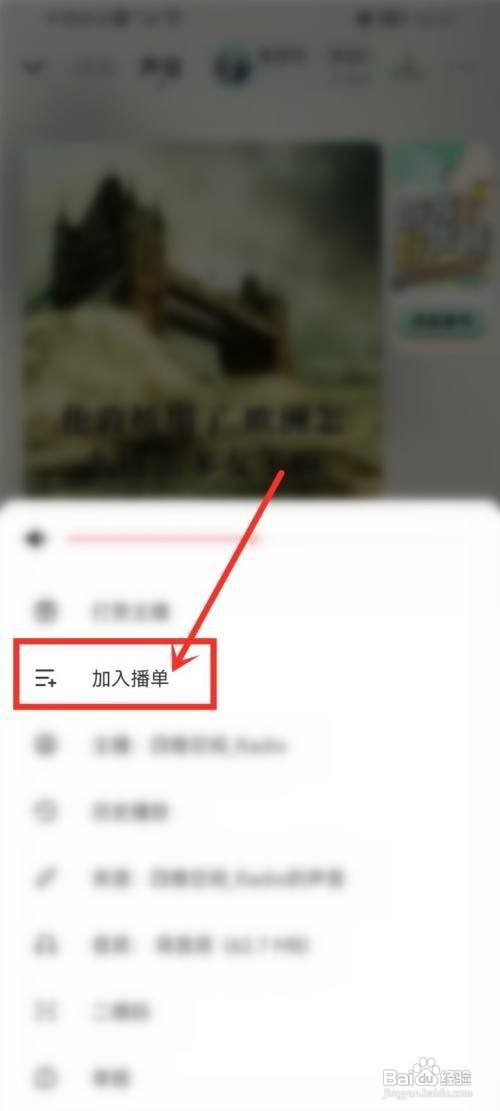 荔枝音频怎么加入播单