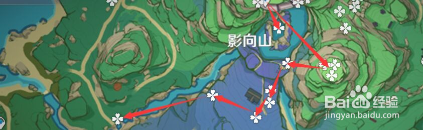 原神绯樱绣球分布以及高效率采集路线