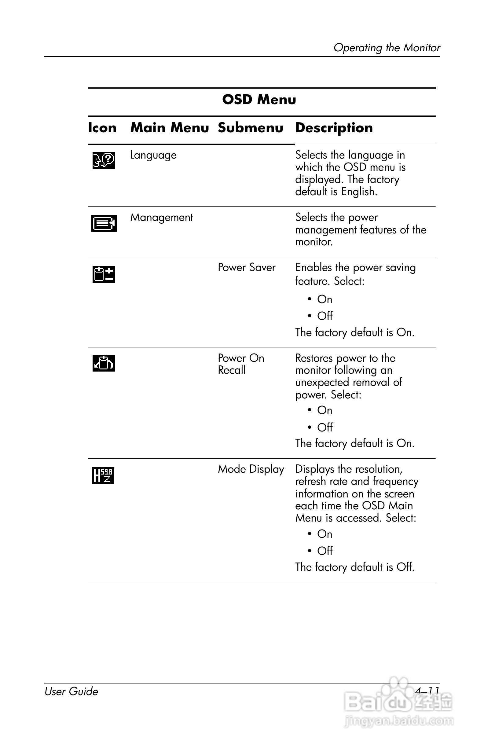 HP LP2065 20/LP2465 24/LCD显示器用户手册:[5]