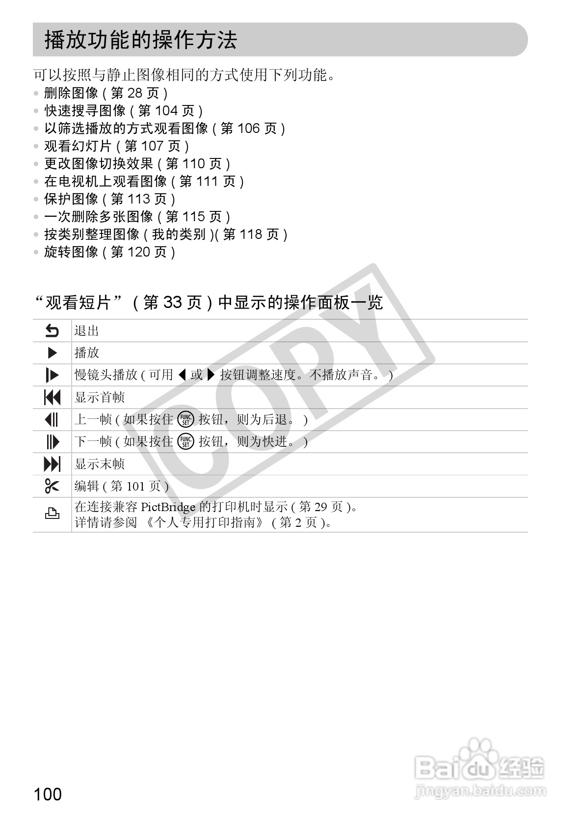 佳能DIGITAL IXUS 120 IS数码相机使用说明书:[10]
