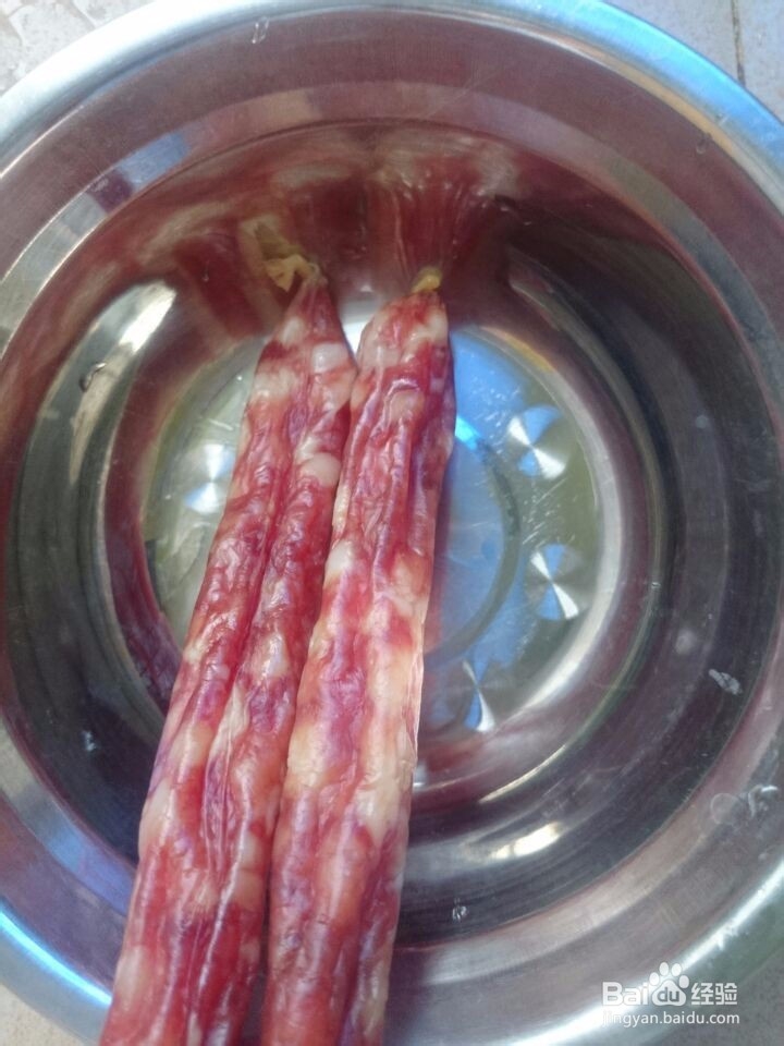 晚餐吃什么——豆角炒腊肠