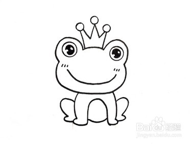 简笔画系列-QQ红包青蛙怎么画