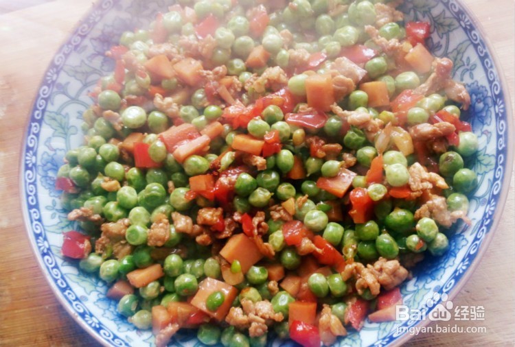 青豆香肠炒肉