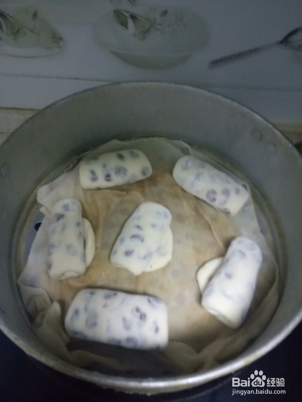 简单的蜜红豆卷