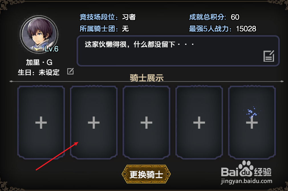 苍之骑士团2骑士如何展示