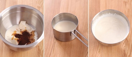 西式小甜点咖啡奶油焦糖冻芝士