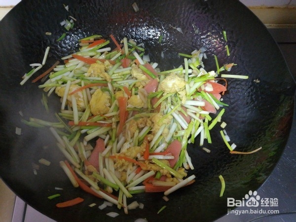 蒜黄炒鸡蛋的做法