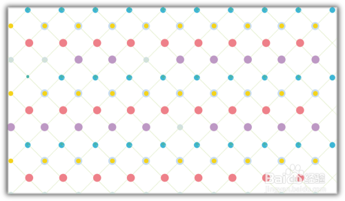 怎样用PPT插件iSlide制作不同大小圆点网格背景
