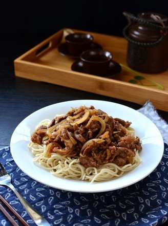 孜然羊肉盖浇面