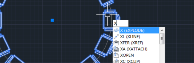 打散快捷键cad