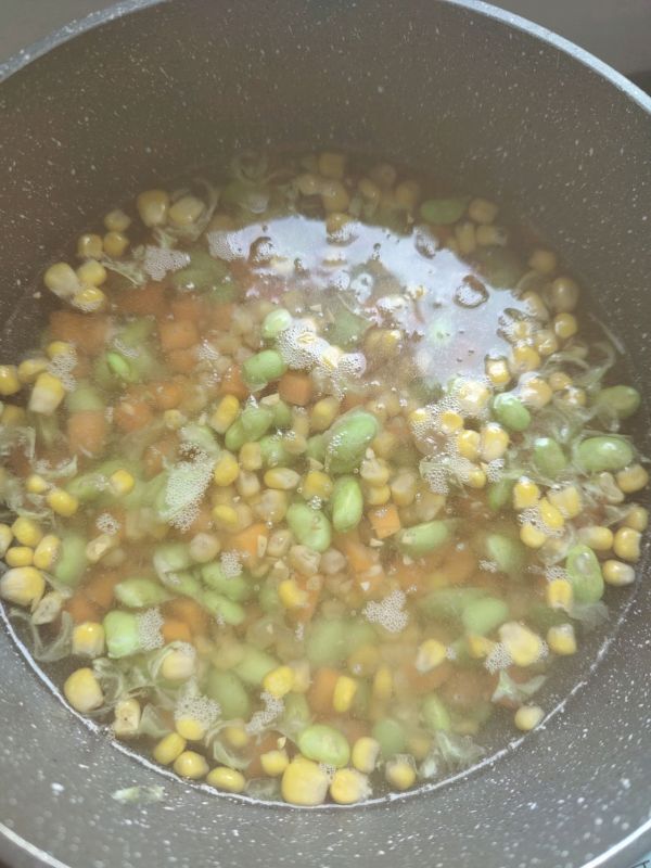 虾仁毛豆炒玉米
