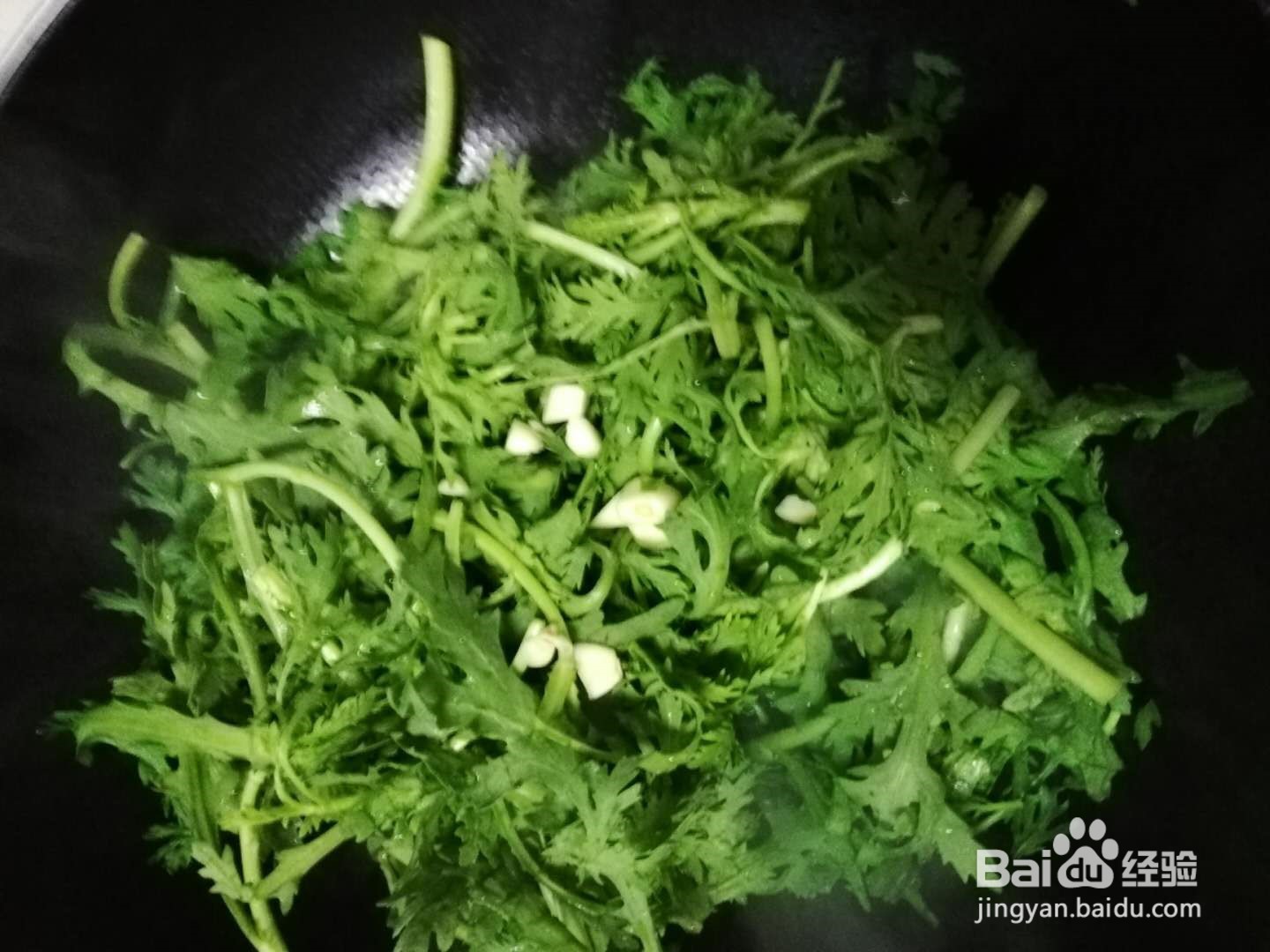 清炒茼蒿怎么做