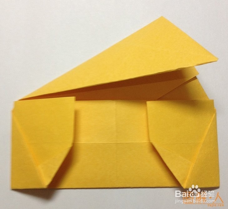 三角形礼物盒子折纸图解教程