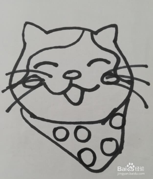 儿童简笔画 小猫的画法 小猫的简笔画