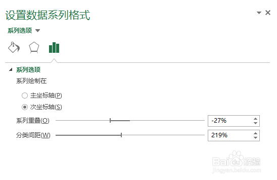 EXCEL中如何将两个图形重叠起来对比
