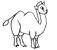 如何画简笔画：[2]骆驼