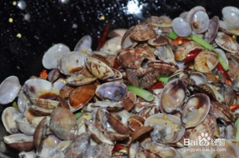 如何做辣子炒花蛤