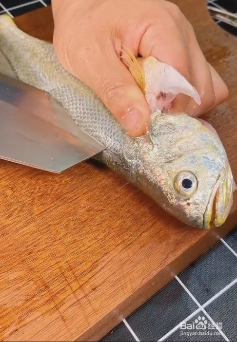 蒸大黄鱼的做法