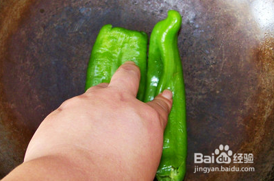 下饭的原汁虎皮烧辣椒的制作方法